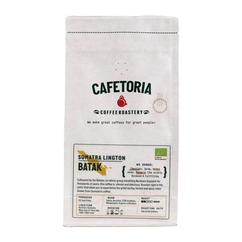 Sumatra Lington Batak, bönkaffe, 250 g