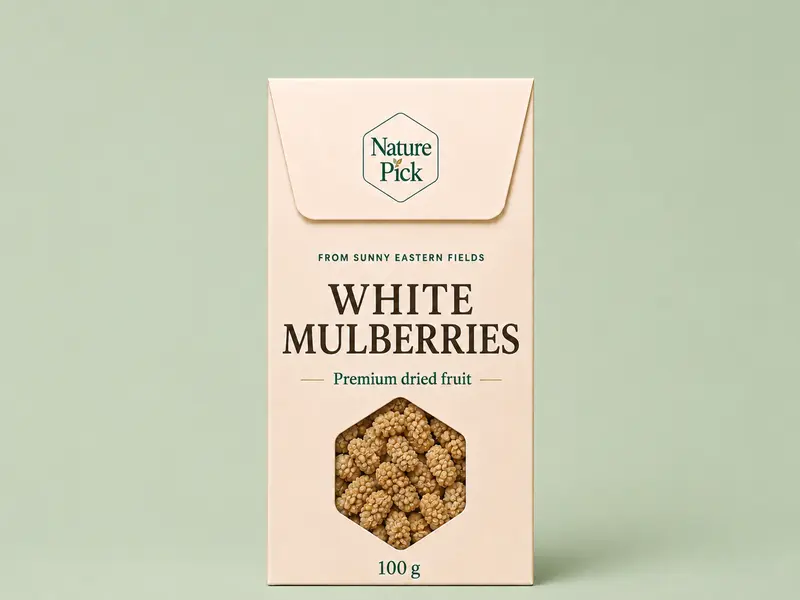 SUN-DRIED WHITE MULBERRIES