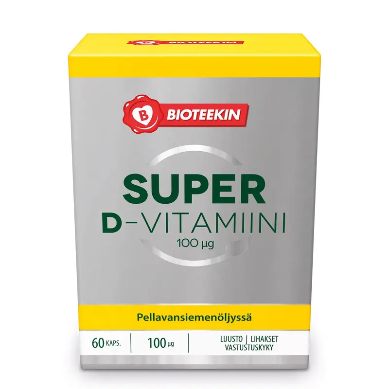 Super D-vitamin, 100 μg, 25 g, 60  kaps.