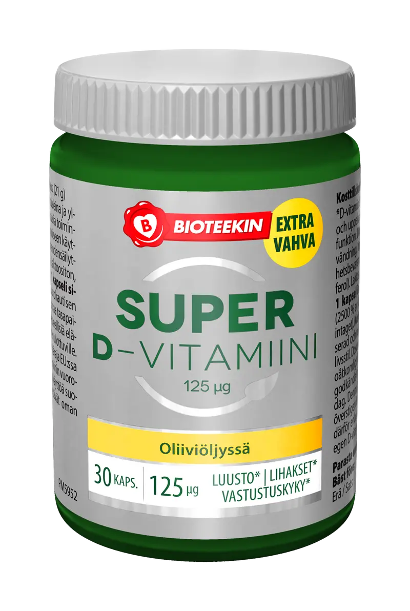 Super D-Vitamin 125 mcg 30 kaps.