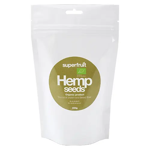 Superfruit Hampafrön Skalade Ekologisk | 200 g