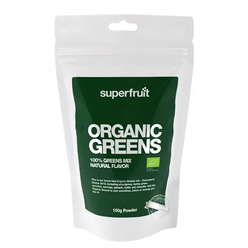 Superfruit Organic Greens Pulvermix Ekologisk | 100 g