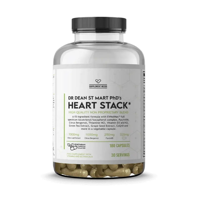 Supplement Needs Heart Stack - 180 caps.