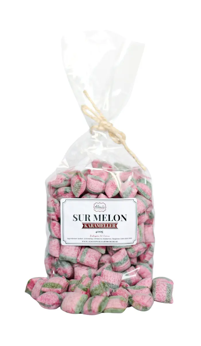Sur melon karameller - Storpack