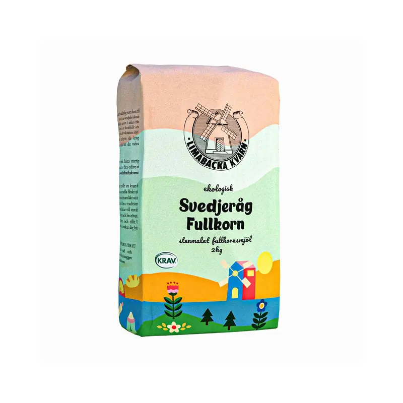 Svedjeråg Fullkornsmjöl, 2 kg Eko