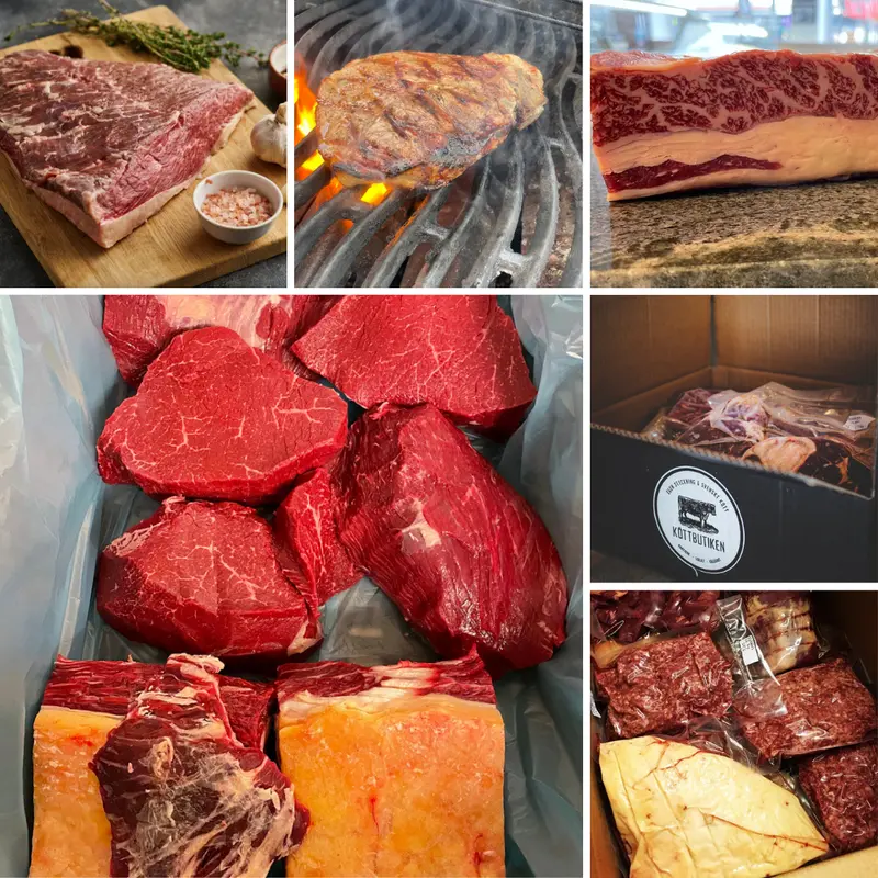 Svensk nötköttlåda 8 kg med egenmald burgarfärs