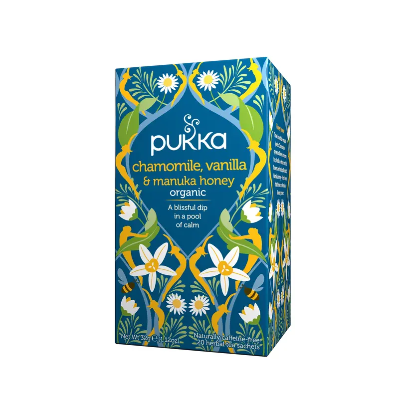 Te Chamomile, Vanilla & Manuka Honey, 20 tepåsar