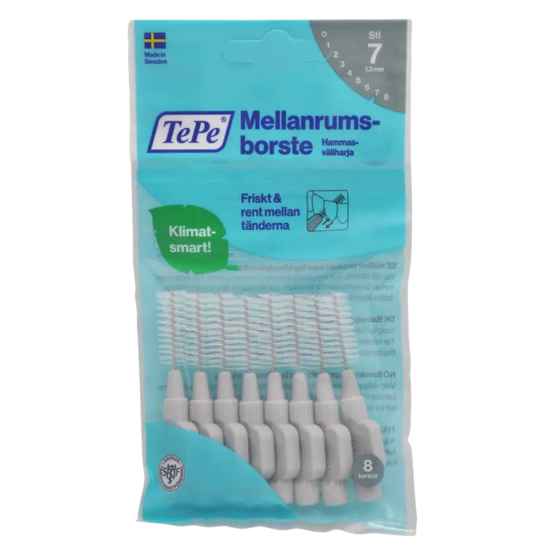 TePe Mellanrumsborstar | 1,3 mm Grå