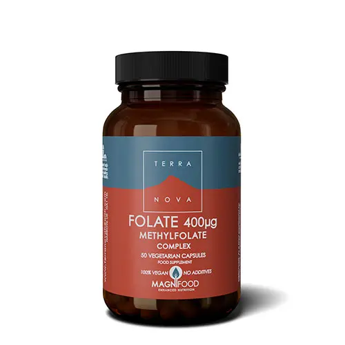 Terranova Folate 400µg | 50 kapslar