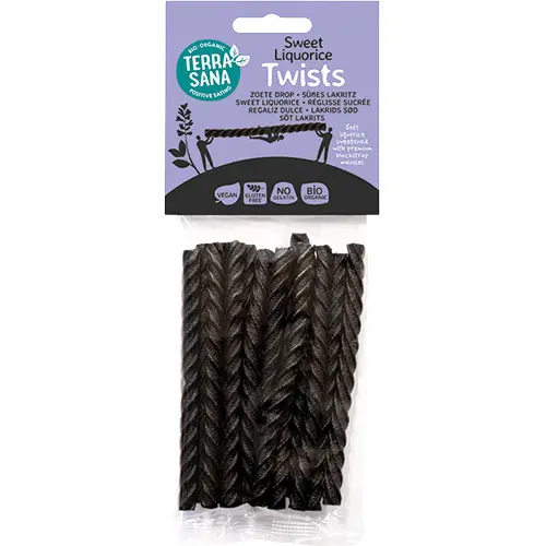 Terrasana Lakritsstänger Tvist 10 St Ekologisk | 100 g