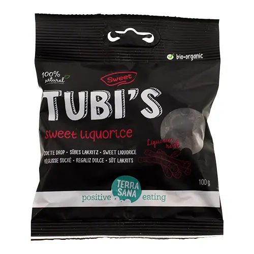 Terrasana Tubis Lakrits Söt Skuren Ekologisk | 100 g