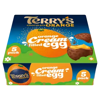 TERRYS CHOCOLATE ORANGE CREAM EGG 5x34G