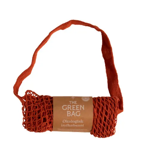 The Green Bag Shoppingnät av Ekologisk Bomull | Röd