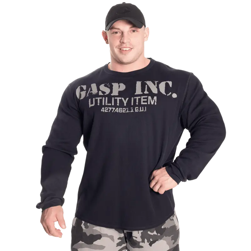 Thermal Gym Sweater - Asphalt