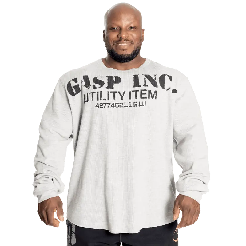 Thermal Gym Sweater - Greymelange