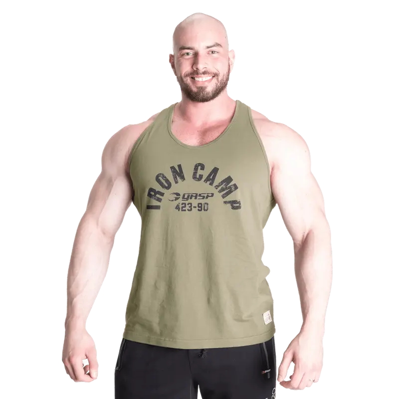Throwback Tank - Washed Green