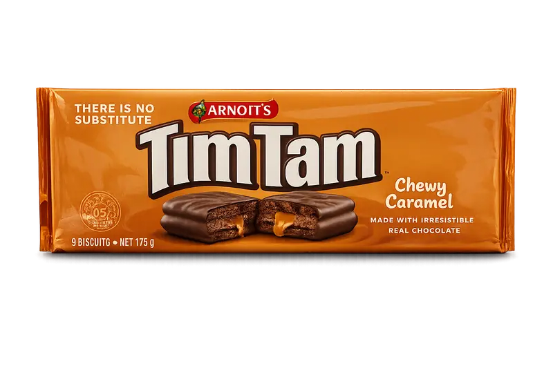 Tim Tam Chewy Caramel Arnott’s 175g