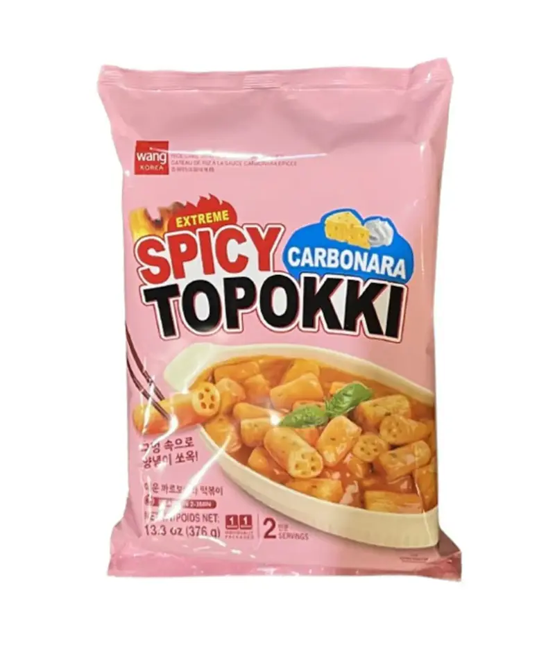 Topokki kit Carbonara 406g, Wang Korea