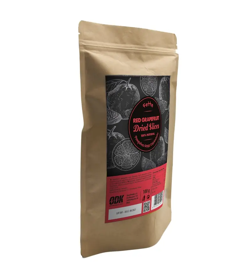 TORKADE RÖD GRAPEFRUKT SKIVOR 100g
