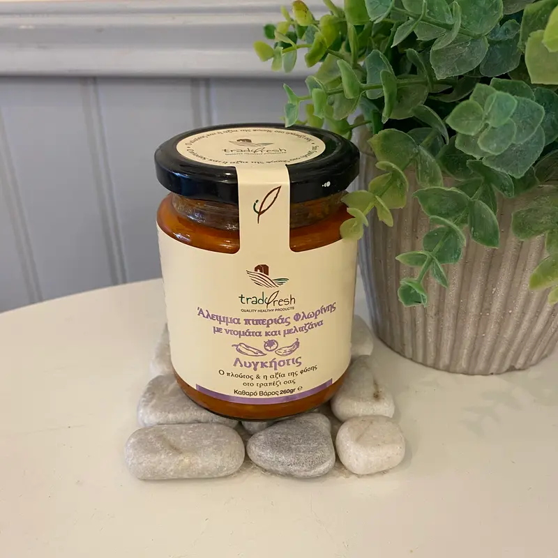 Tradifresh - Florina peppers spread med aubergine och tomat
