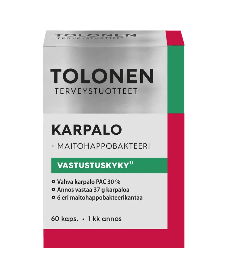 Tranbär + mjöksyrabakterier, 60 st.