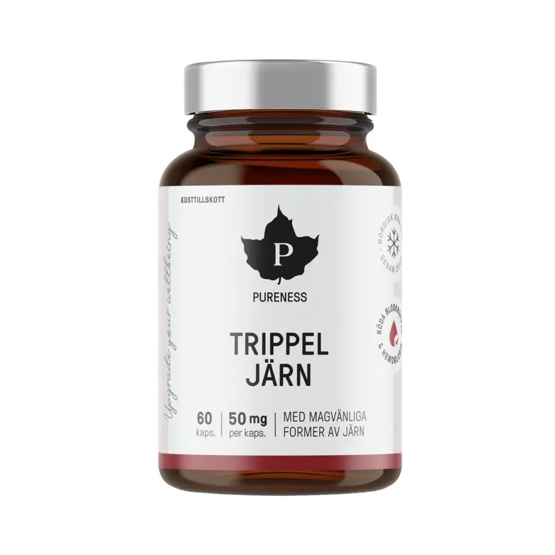 Trippel Järn 60 kapslar - Pureness