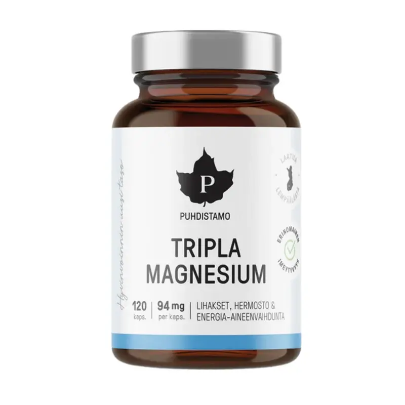 Trippel Magnesium, 120 kaps