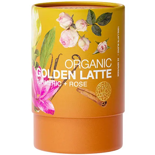 Tulsi Golden Latte Gurkmeja + Ros Ekologisk | 100 g
