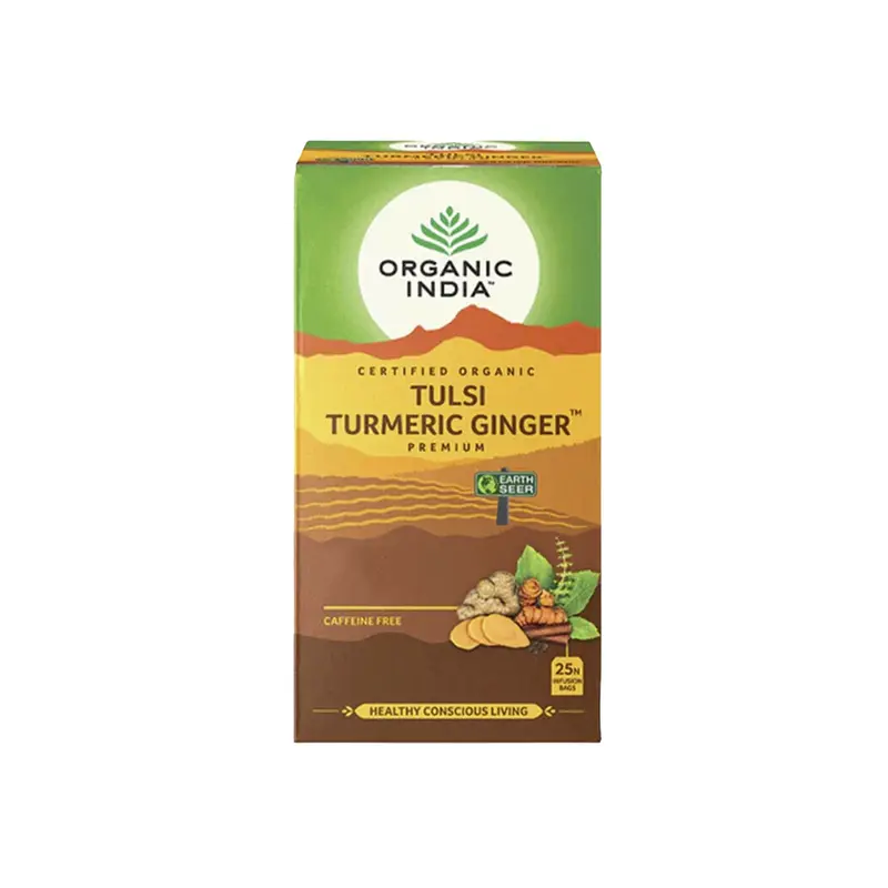 Tulsi Turmeric Ginger, 25 pås