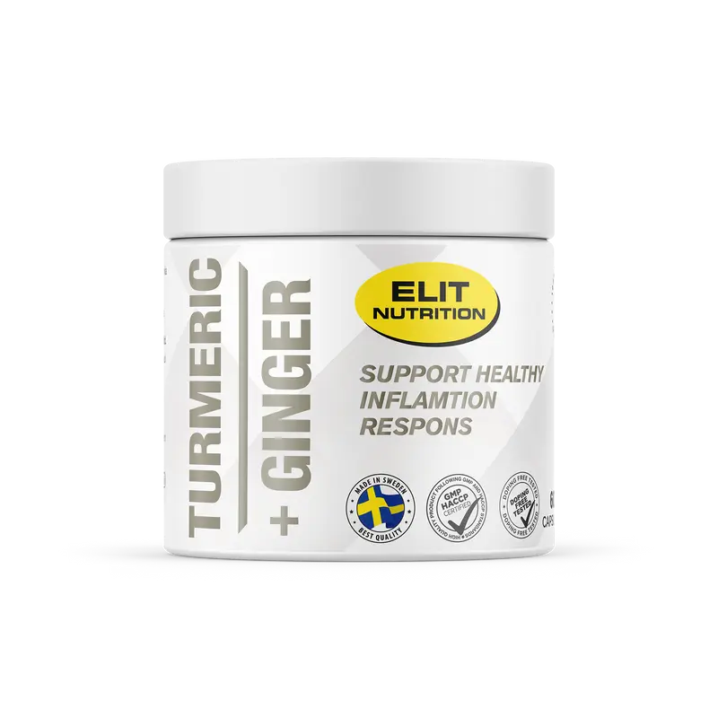 TURMERIC + GINGER, 60 kapslar