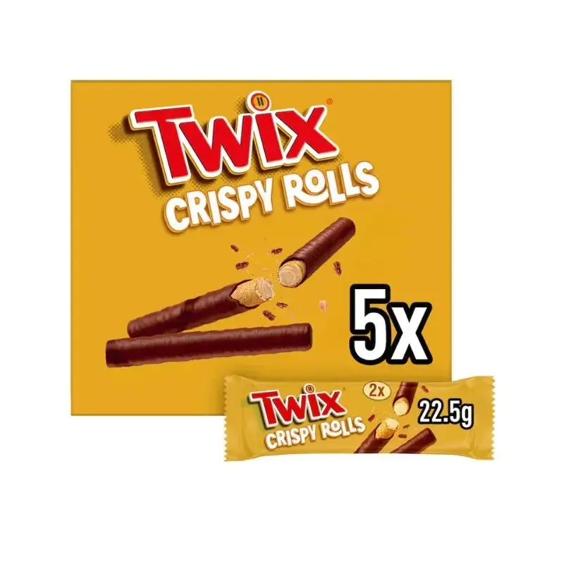 Twix Crispy Rolls 5 pack 112.5g