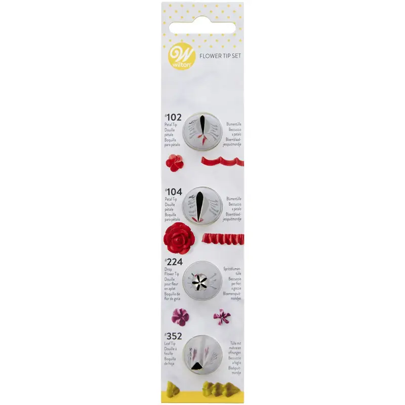 Tyllar set blommor #102 #104 #224 #352