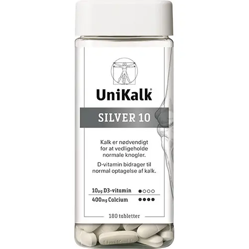 Unikalk Silver 10 | 180 tabletter
