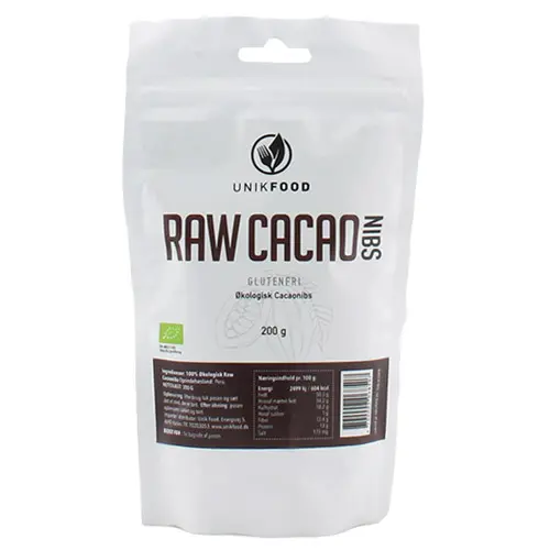 Unikfood Cacao Nibs Grovhackade Ekologisk | 200 g