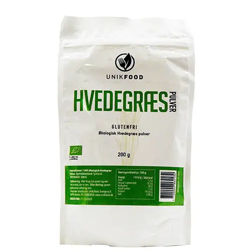 Unikfood Vetegräs Pulver Ekologisk | 200 g