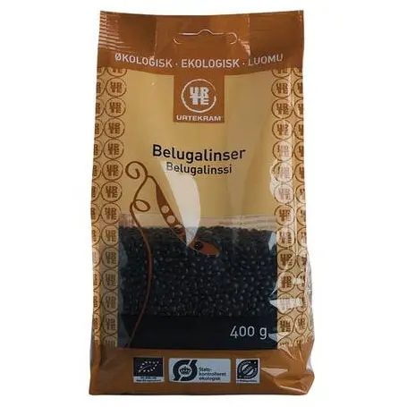 Urtekram Belugalinser Ekologisk | 400 g