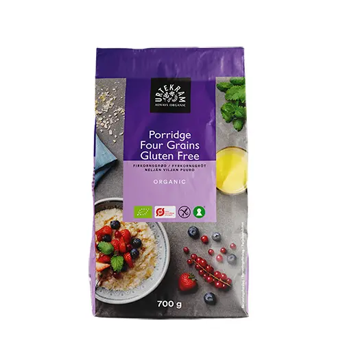 Urtekram Fyrkornsgröt Havregryn Glutenfri Ekologisk | 700 g