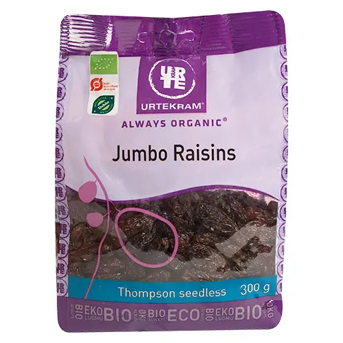 Urtekram Jumbo Russin Eko | 300 g