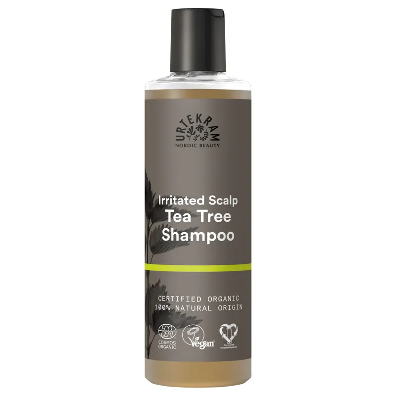 Urtekram Tea Tree Schampo för Irriterad Hårbotten | 250 ml