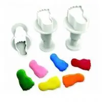 Utstickare Bebisfot 3-pack Dekofee