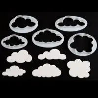 Utstickare Moln 5-pack FMM