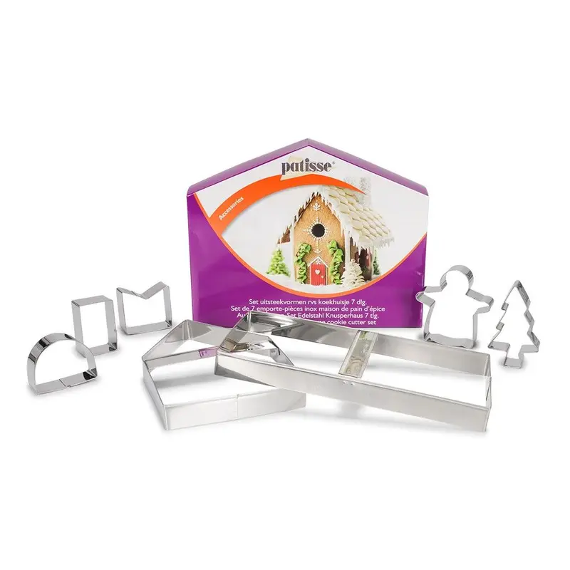 Utstickare papparkaksform pepparkakshus Set Patisse