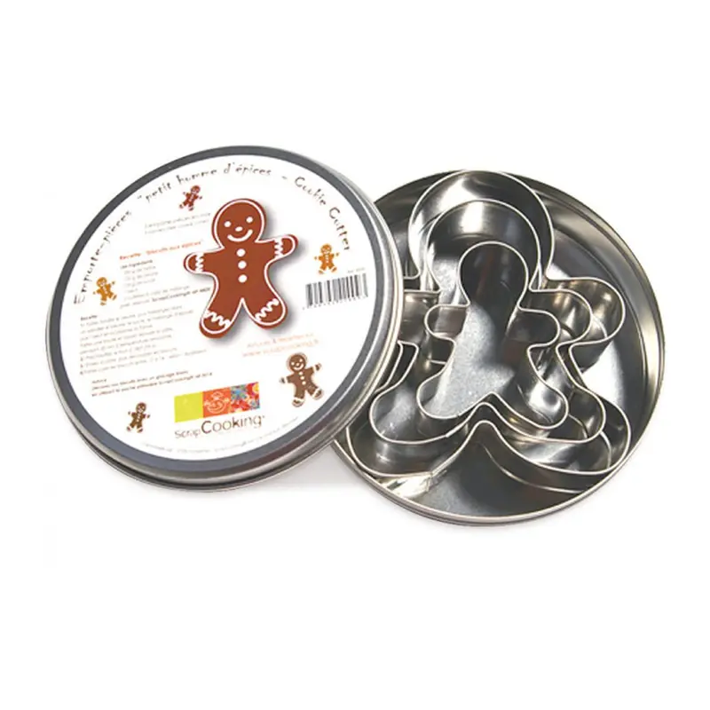 Utstickare pepparkaksform Pepparkaksgubbe 3-Pack Scrapcooking