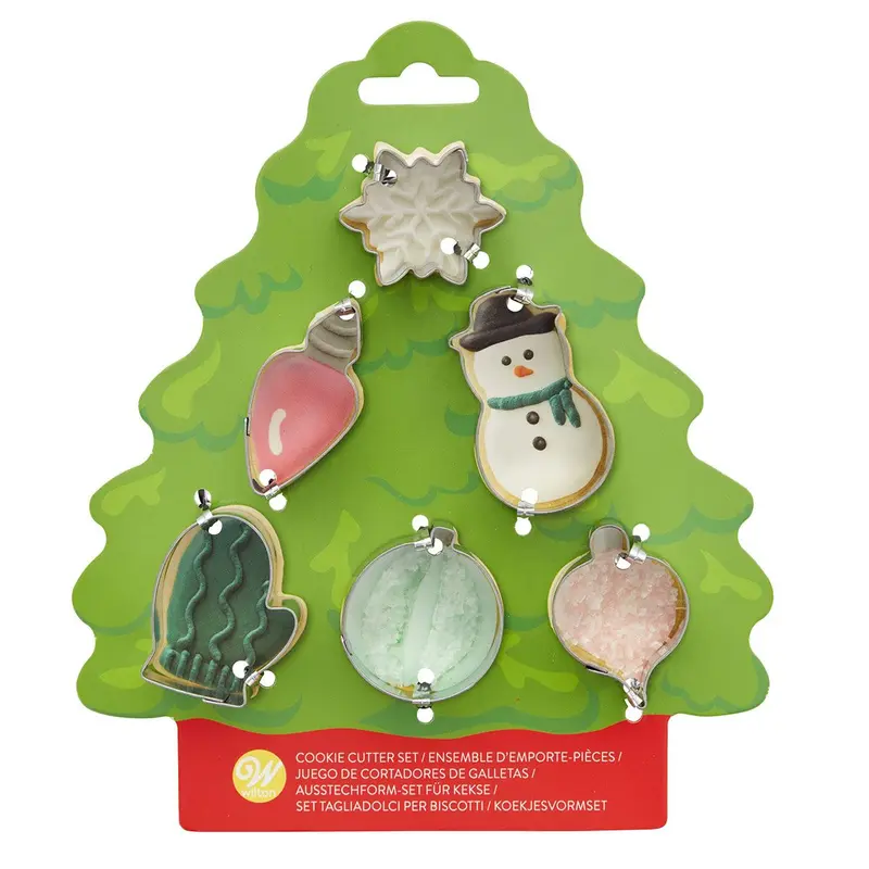 Utstickare pepparkaksformar mini Jul 6-pack Wilton