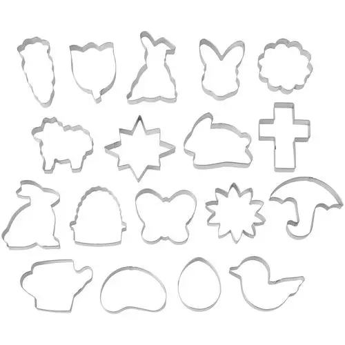 Utstickare pepparkaksformar Påsk 18-pack