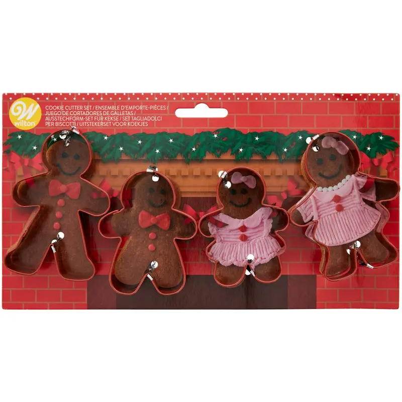Utstickare Pepparkaksformar Pepparkaksgubbar 4-pack Wilton