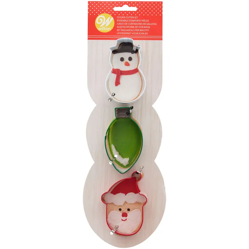 Utstickare pepparkaksformar Snögubbe julkula tomte