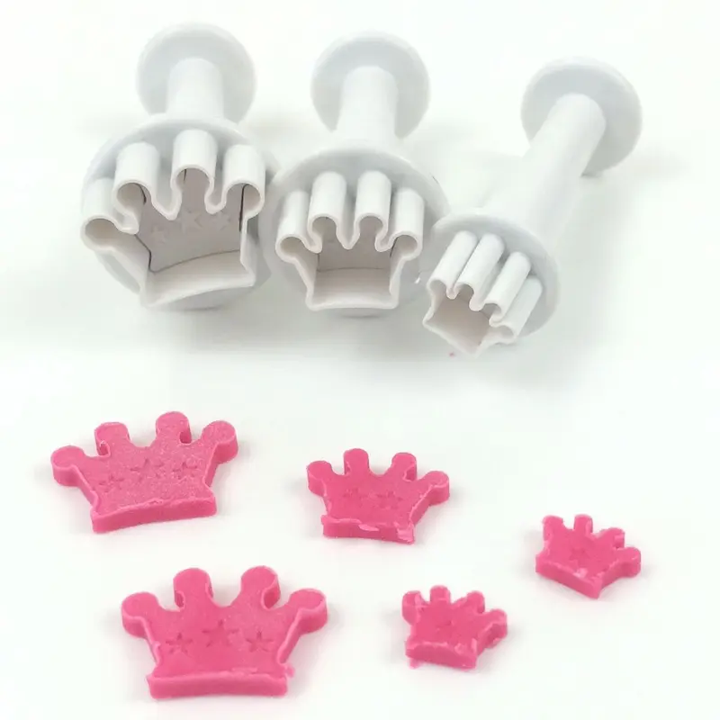 Utstickare plunger mini Krona 3-pack