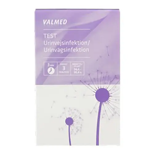 Valmed Urinvejsinfektionstest - 3 stk