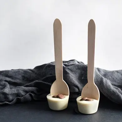 Varm choklad dipper vit choklad